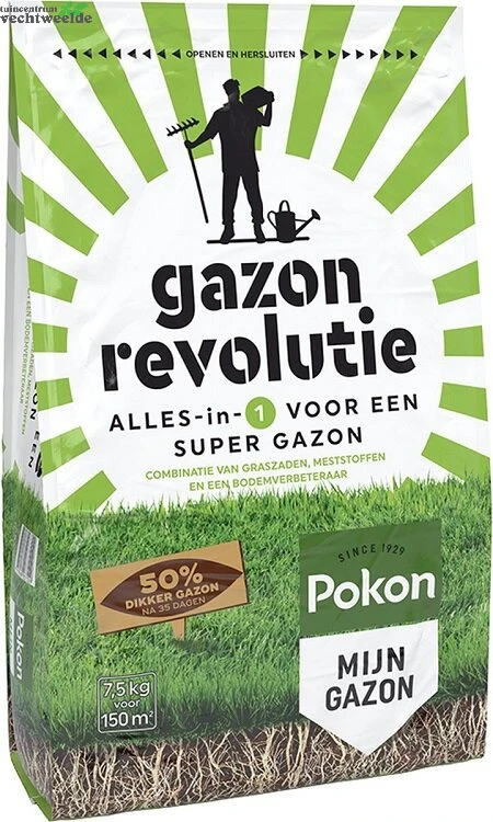 Pokon Gazon Revolutie 7.5kg 3 Pokon Gazon Revolutie 7.5kg