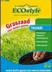 Ecostyle Graszaad-inzaai 500gram 25m² -Goedkope Tuin Prachtig Winkel graszaad inzaai 500gram 25m 180x256 620943e72136e l