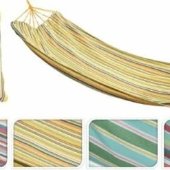 HANGMAT 200X100CM 4ASS STREEP