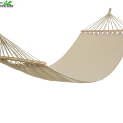 Decoris Hangmat Pes Kat.hout L100b200cm Wit