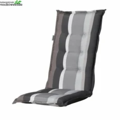 Madison Kussen Hoog L123b50cm Stripe Grijs
