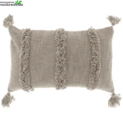 Unique Living Kussen Palma L30b50cm Chateaugrijs