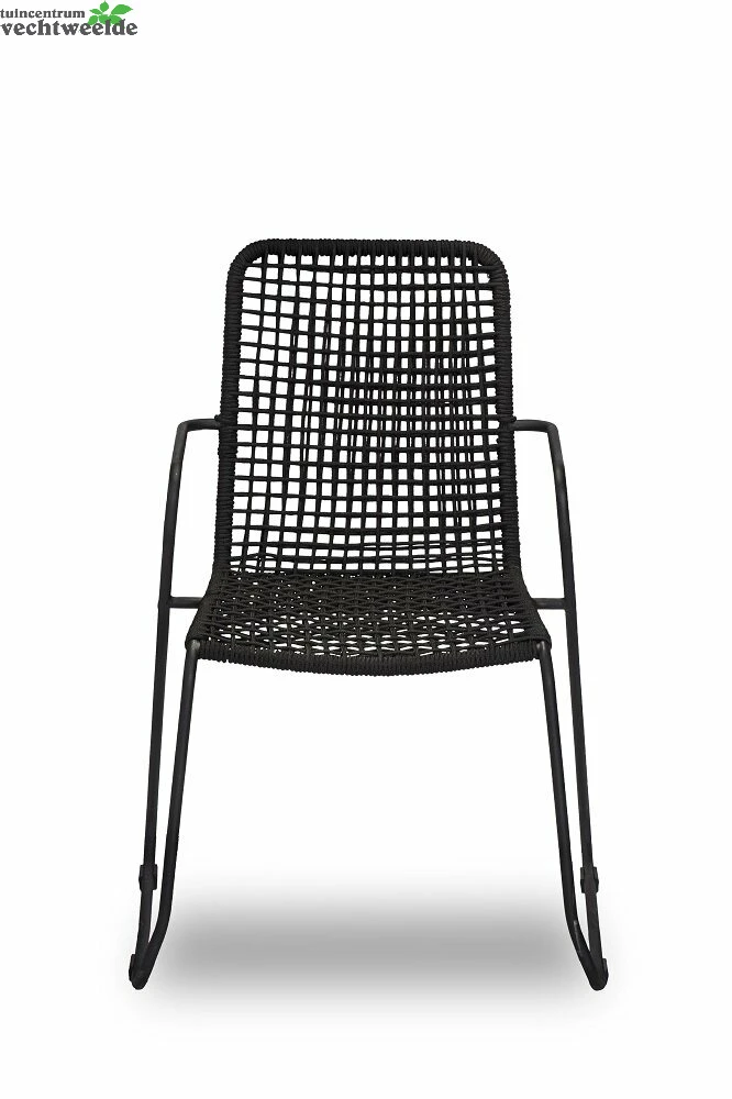 Mendes Armstoel Zwart 4 Mendes Armstoel Zwart - Afbeelding 2