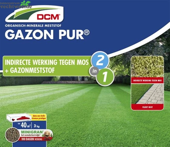 DCM Meststof Gazon Pur 3Kg 4 DCM Meststof Gazon Pur 3Kg - Afbeelding 2