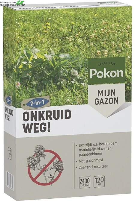 Pokon Onkruid Weg! 120 M2 2400 Gram 3 Pokon Onkruid Weg! 120 M2 2400 Gram