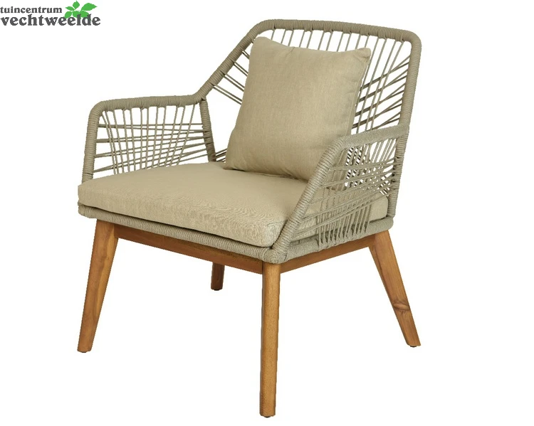 Decoris Seville Loungestoel L72b74h80cm Bg 3 Decoris Seville Loungestoel L72b74h80cm Bg