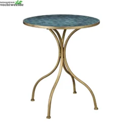 Tafel Athena D61h76cm Blauw