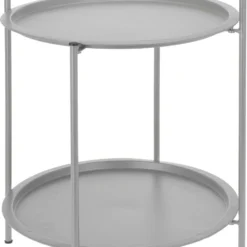 TAFEL ROND 50CM LICHT GRIJS