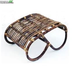 .Voetenbank Spider Bruin L46b58h33cm